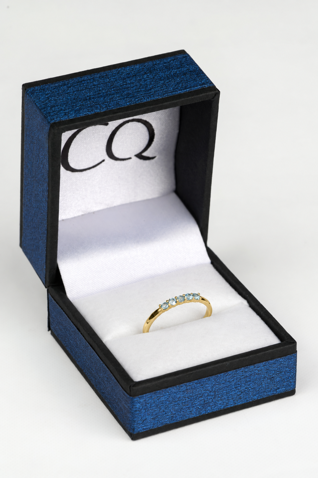 Build Your Flag Stack Ring - Semiprecious Stones in 14K Yellow Gold