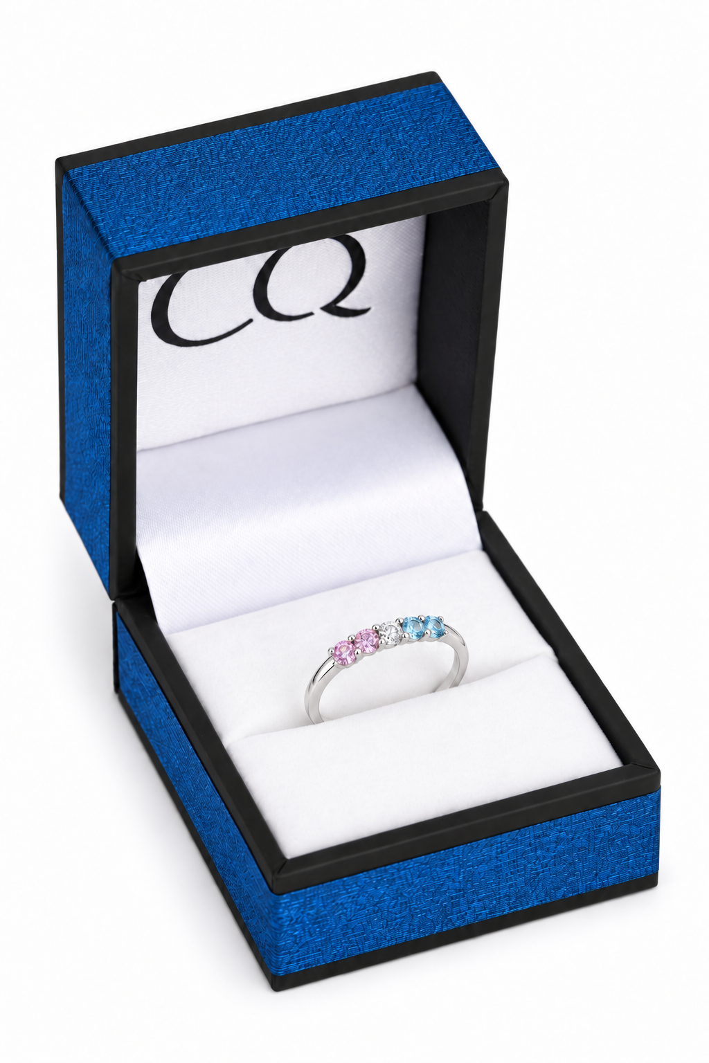 Build Your Flag - Trans Pride Ring in Sterling Silver
